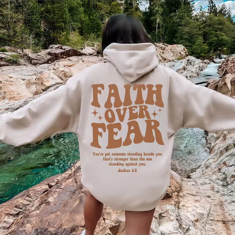Christian Faith Hoodie - Stylish Religious Sweatshirt for Women