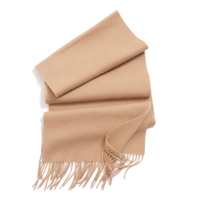 Elevate Your Winter Wardrobe with the Solidlove 100% Wool Scarf - The Ultimate Fashionable Poncho Wrap for Women