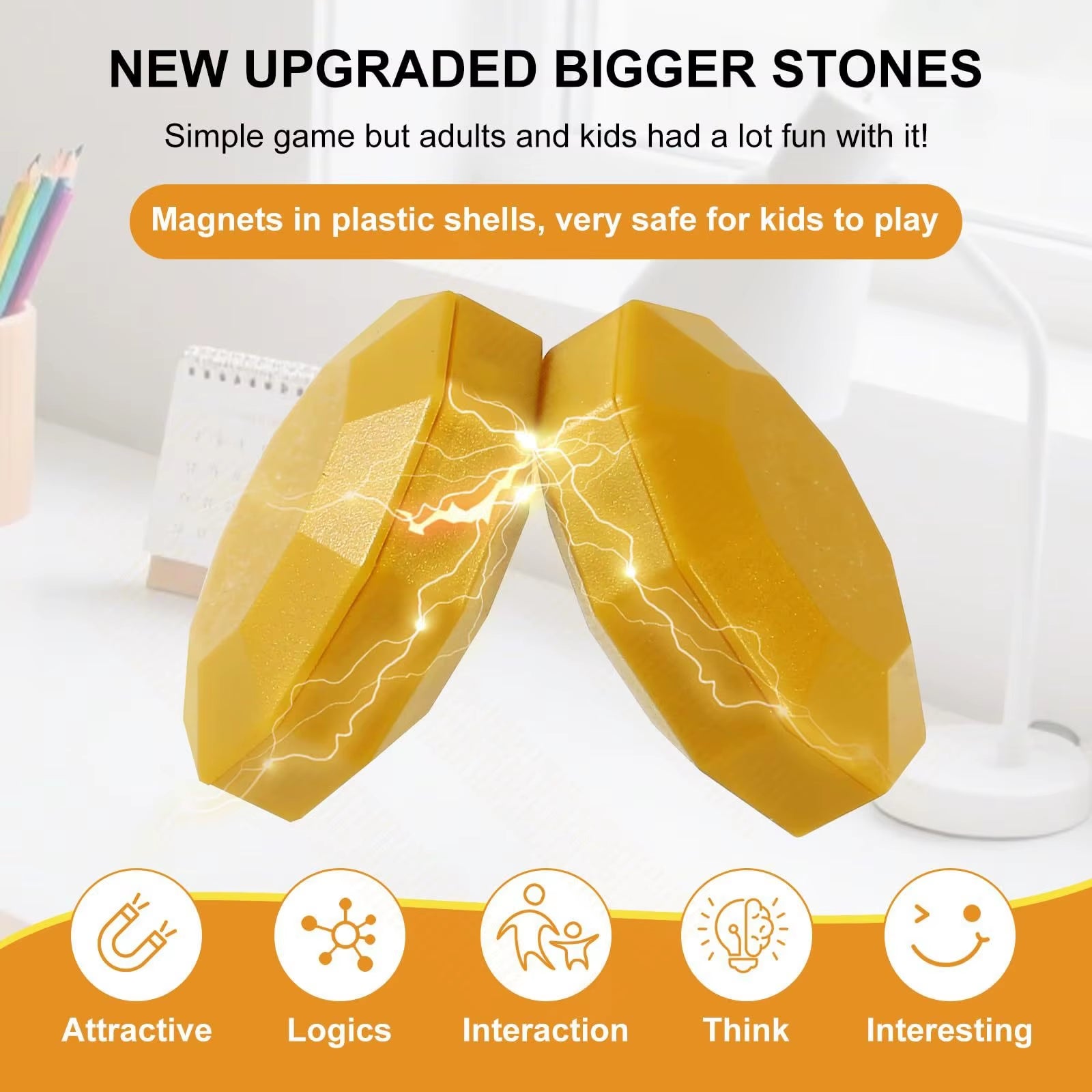 Magnetic Chess Game - Interactive Portable Strategy Board with Stone Set for Family and Educational Fun for All Ages