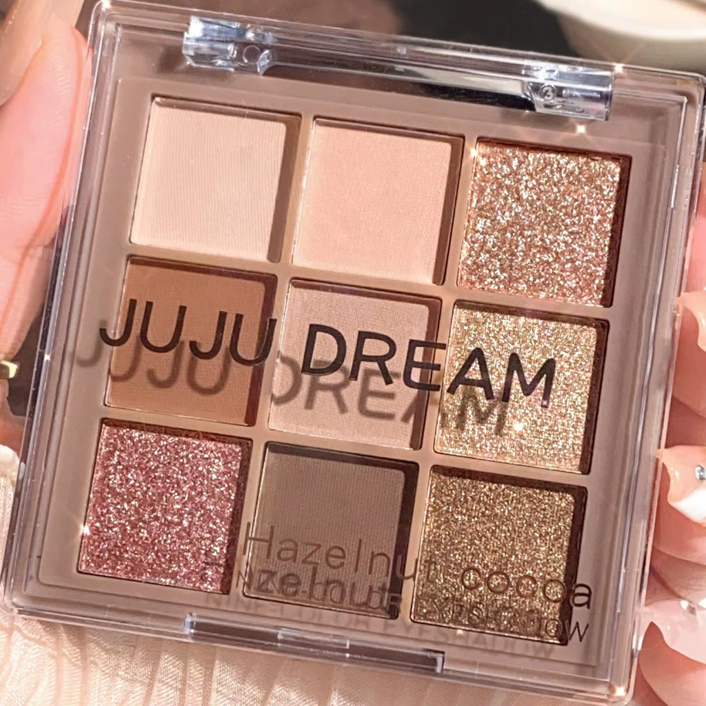 Premium 9-18 Color Eyeshadow Palette - Velvet Matte and Shimmer Finish, Long-lasting Waterproof Formula, Featuring Berry, Brown, and Nude Shades