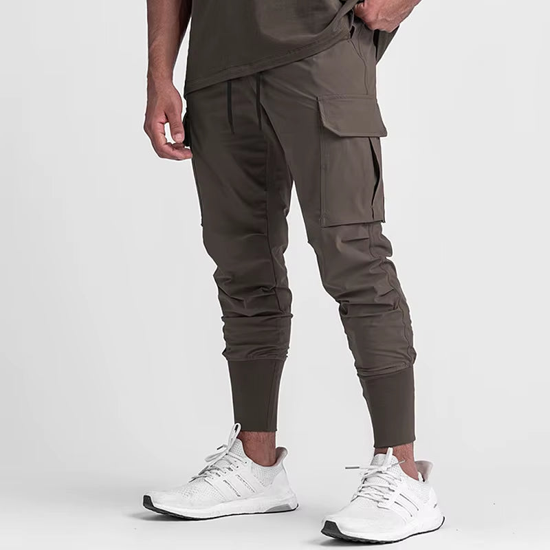 Men's Quick-Dry Fitness Joggers for Running and Training