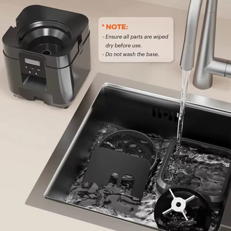 2L Automatic USB Push Button Pet Feeder with Timer - Smart Cat and Slow Dog Food Dispenser