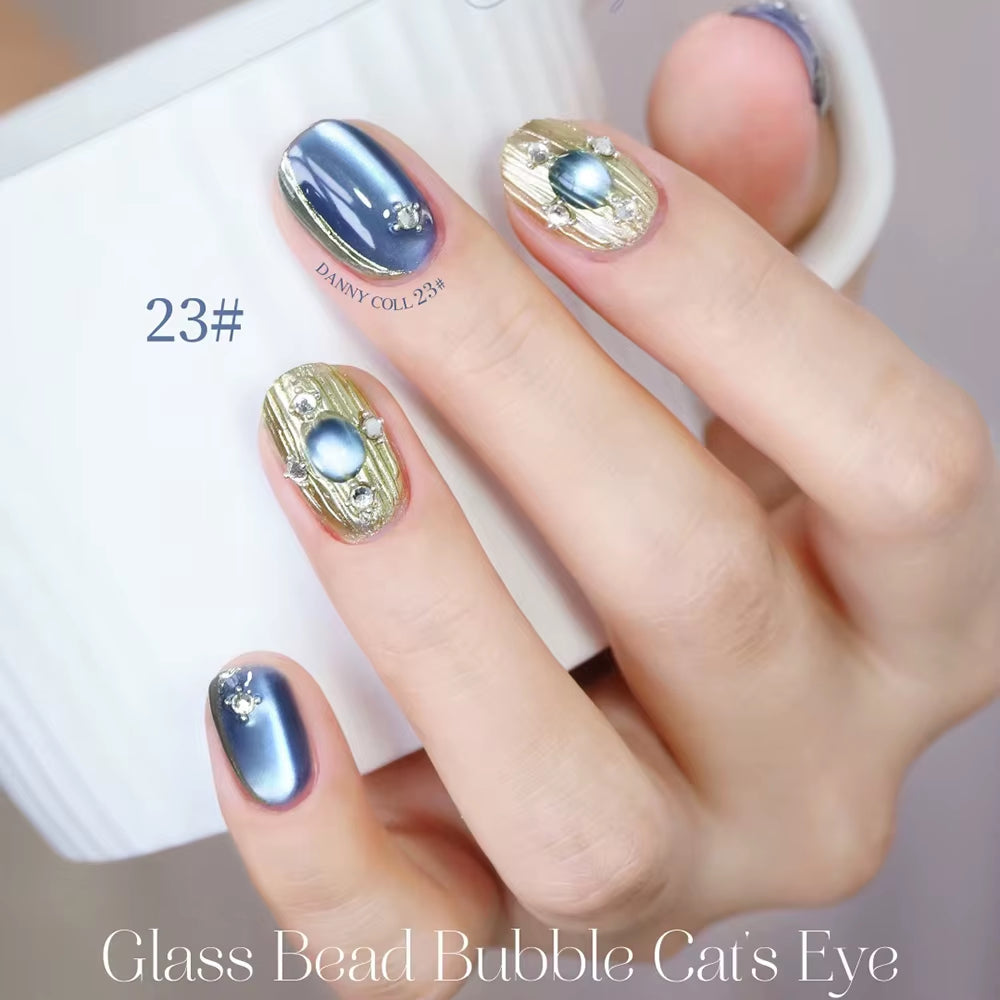 9D Magnetic Cat Eye Gel Nail Polish Set - 25 Colors UV Soak-Off Gel Varnish, 15ml