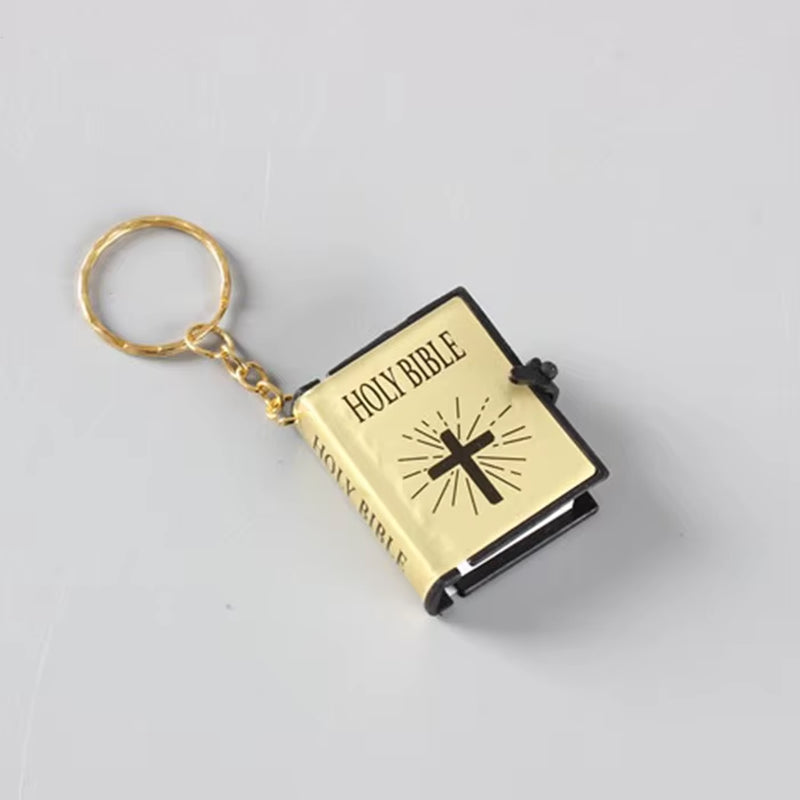 Mini Christian Holy Bible Keychain - English Edition Gift Accessory