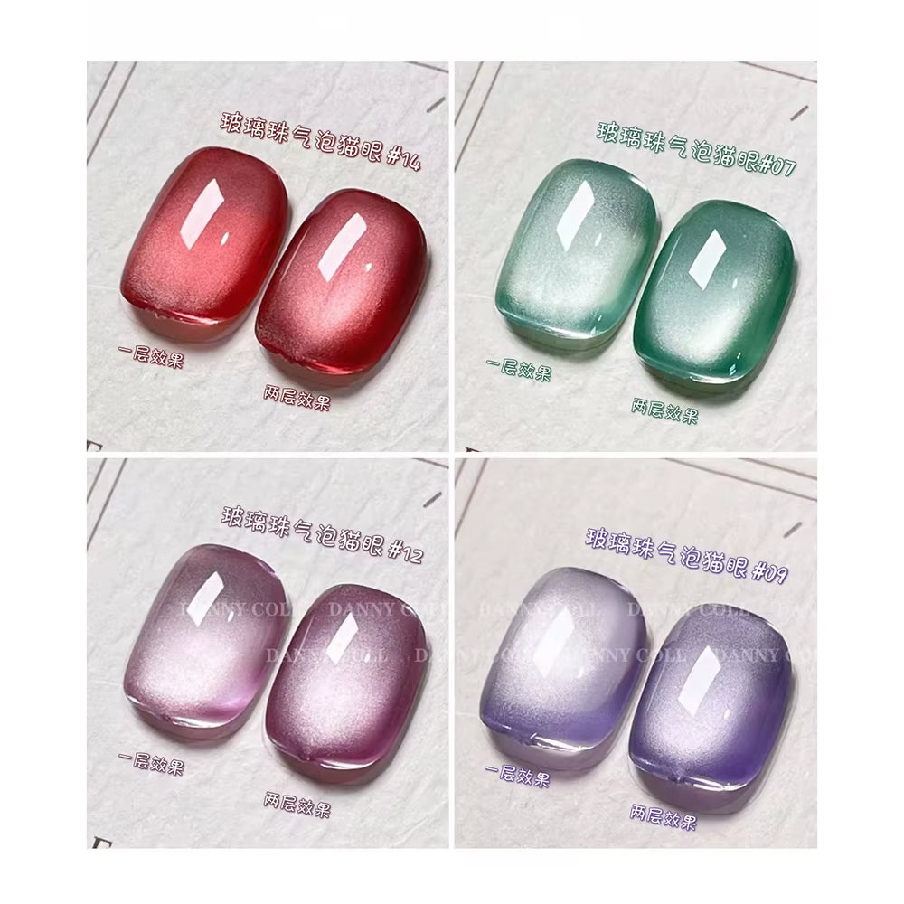 9D Magnetic Cat Eye Gel Nail Polish Set - 25 Colors UV Soak-Off Gel Varnish, 15ml
