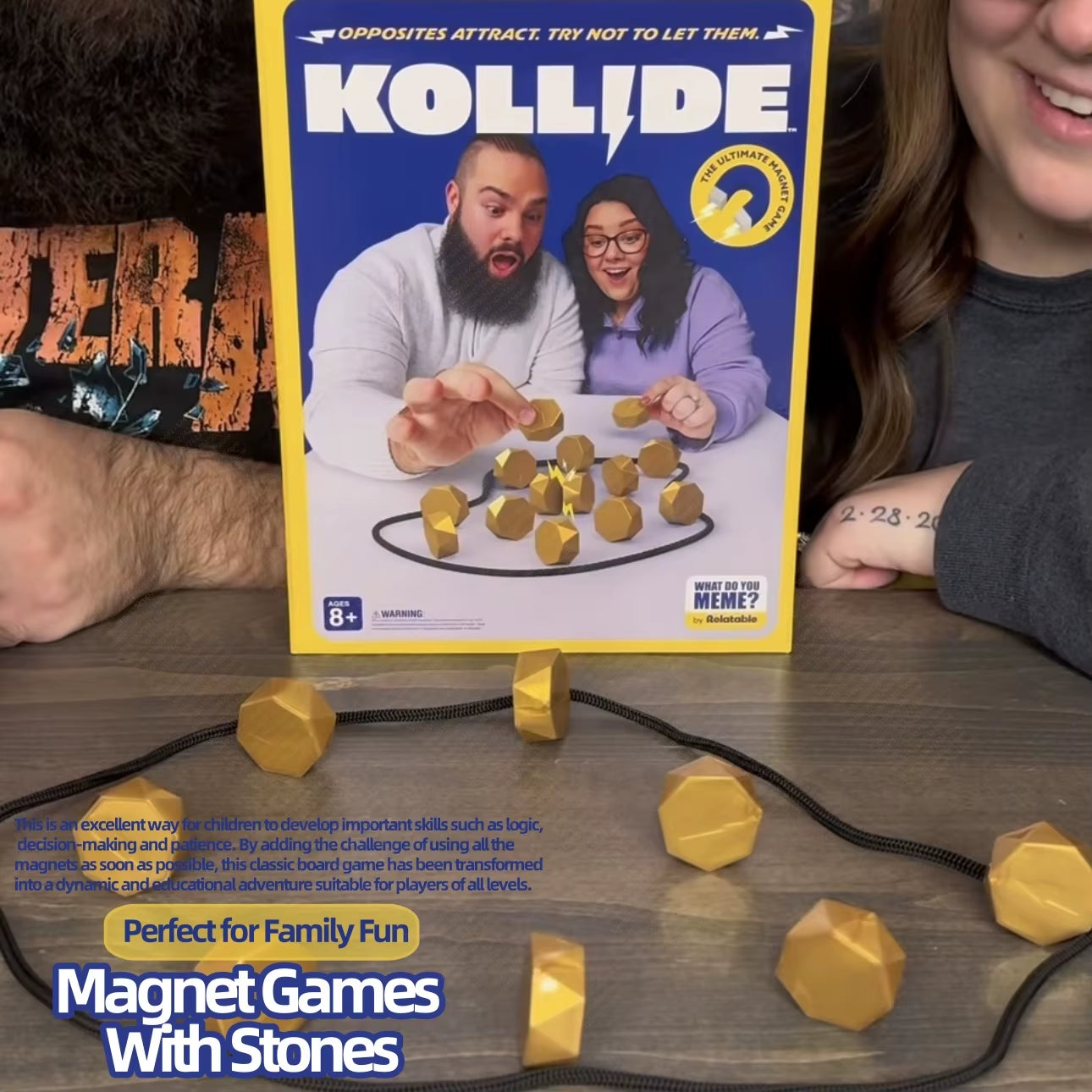 Magnetic Chess Game - Interactive Portable Strategy Board with Stone Set for Family and Educational Fun for All Ages