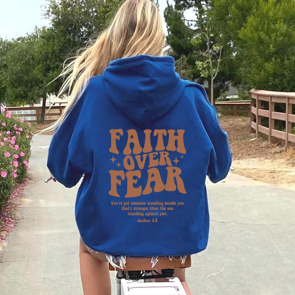Christian Faith Hoodie - Stylish Religious Sweatshirt for Women