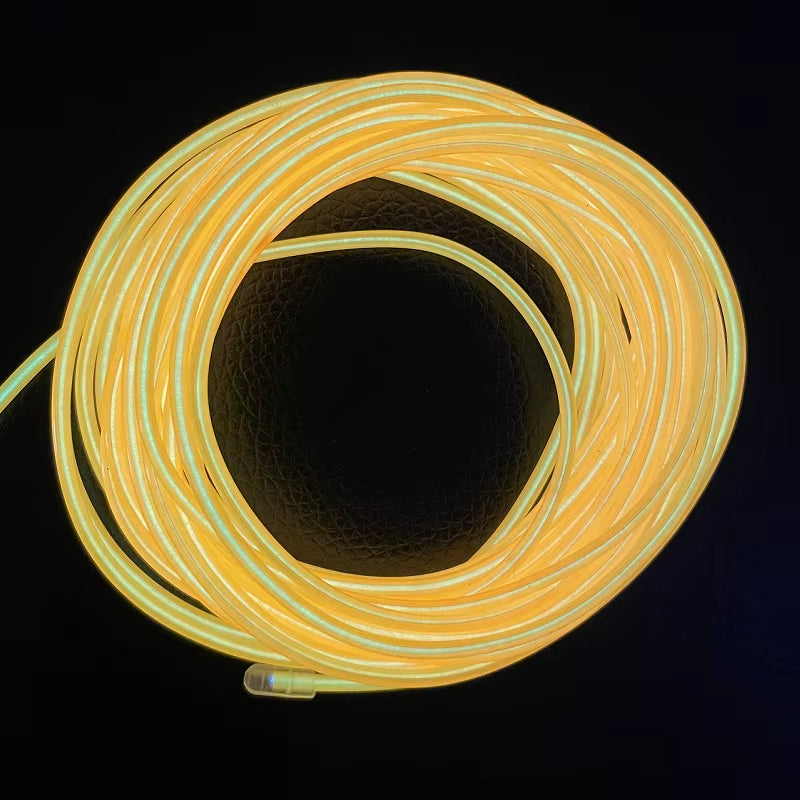 Multicolor EL Wire Neon Cable - 1M, 3M, 5M Lengths for Christmas, Dance Parties, and DIY Costumes with LED Strip and AA Battery Lamp