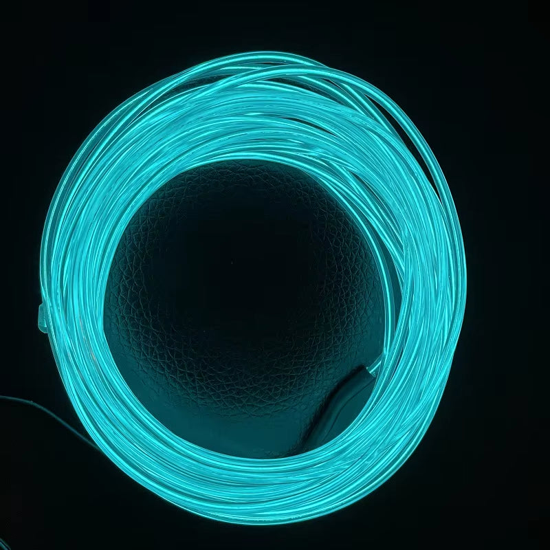 Multicolor EL Wire Neon Cable - 1M, 3M, 5M Lengths for Christmas, Dance Parties, and DIY Costumes with LED Strip and AA Battery Lamp